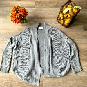 Grey Knit Cardigan